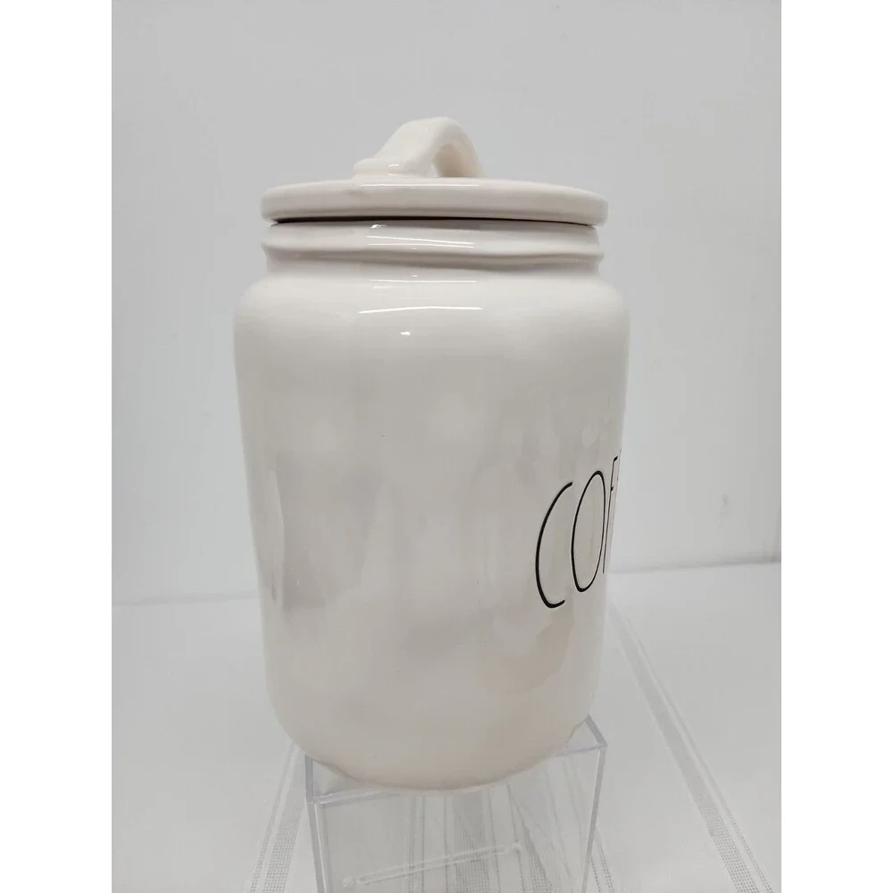 Rae Dunn Artisan Collection By Magenta 8 Inch Long Letter COFFEE Cannister NWOT